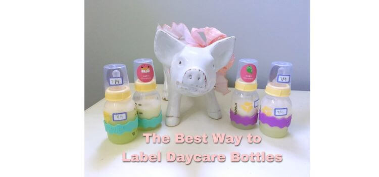 How to label baby bottles for daycare